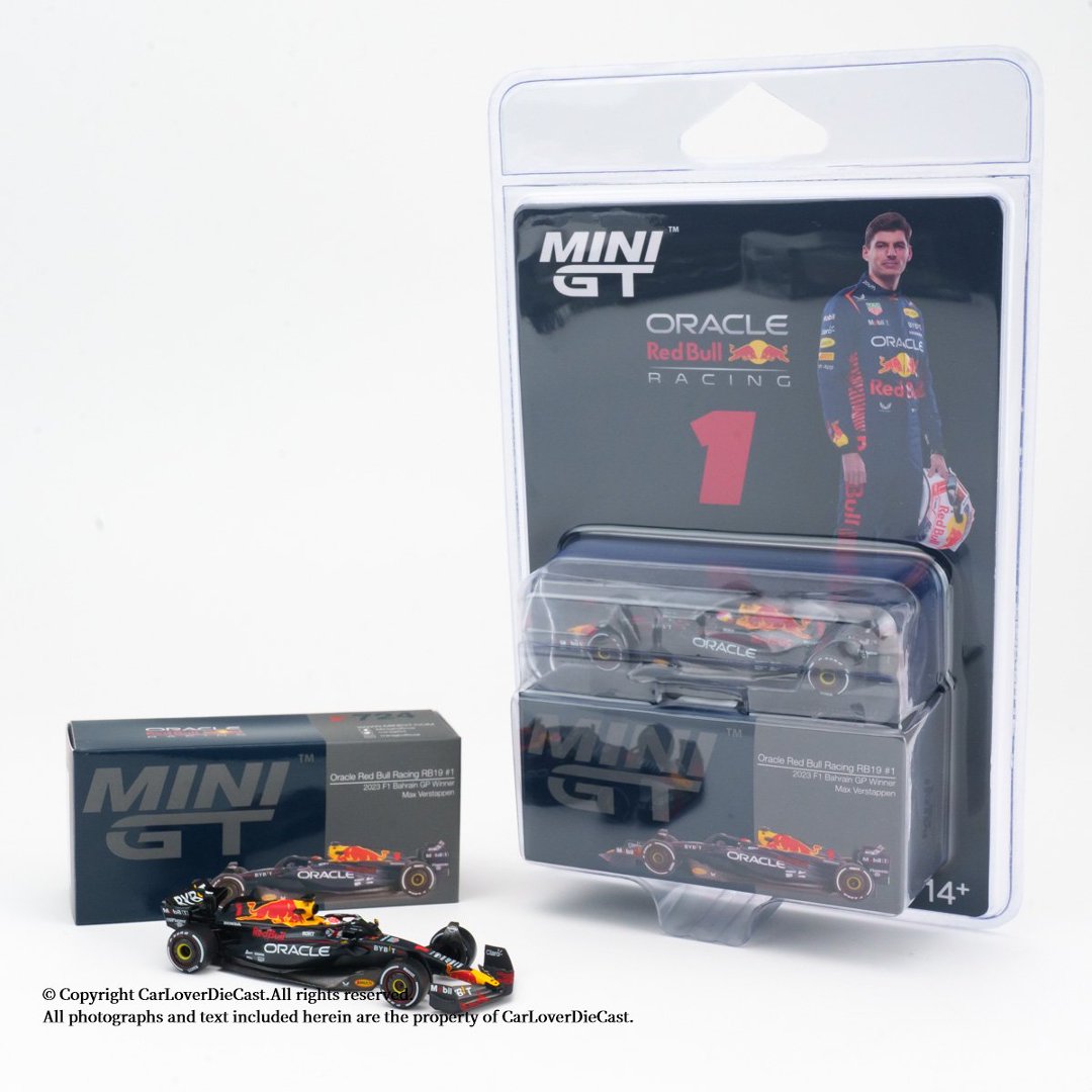 Die Cast Car 1 64 - MINIGT 1:64 オラクル・レッドブル・レーシング RB19 # マックス・フェルスタッペン