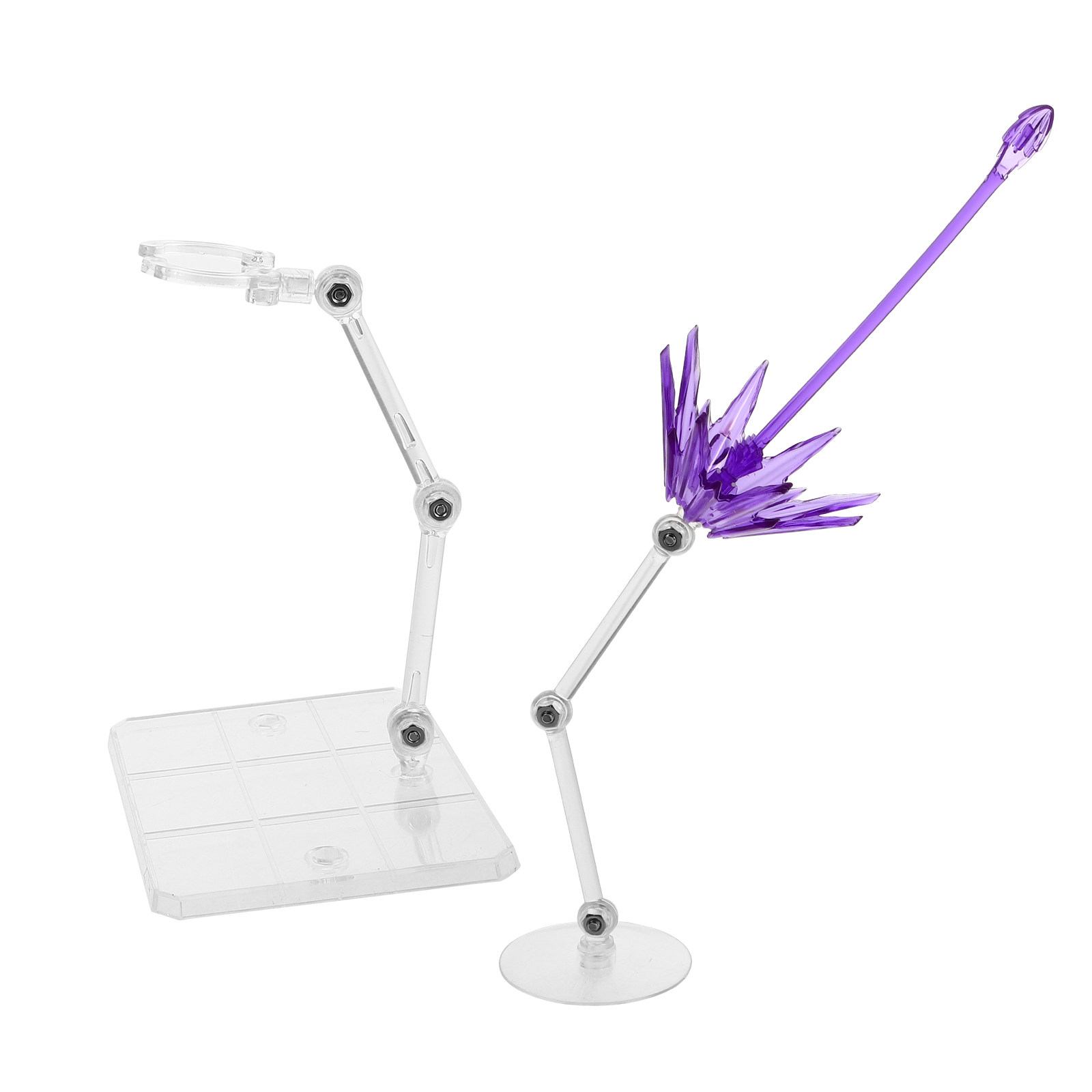 2個入りクリアアクションフィギュアスタンド、ダイナミックポー - Action Figure Stand のレビューと価格
