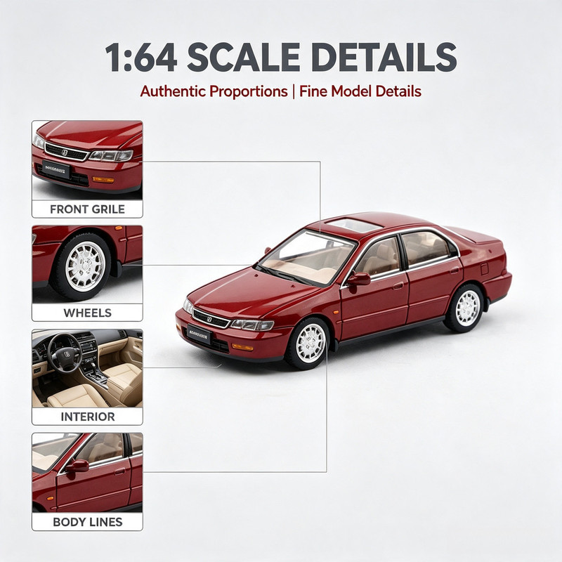 Xcartoys 1/64 ホンダ アコード Gen.5 ダ - Die Cast Car 1 64 のレビューと価格