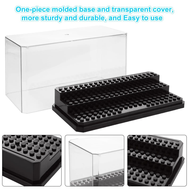 アクリル製ミニフィギュアディスプレイケース、積み重ね可能で防 - Lego Minifigure Holder のレビューと価格
